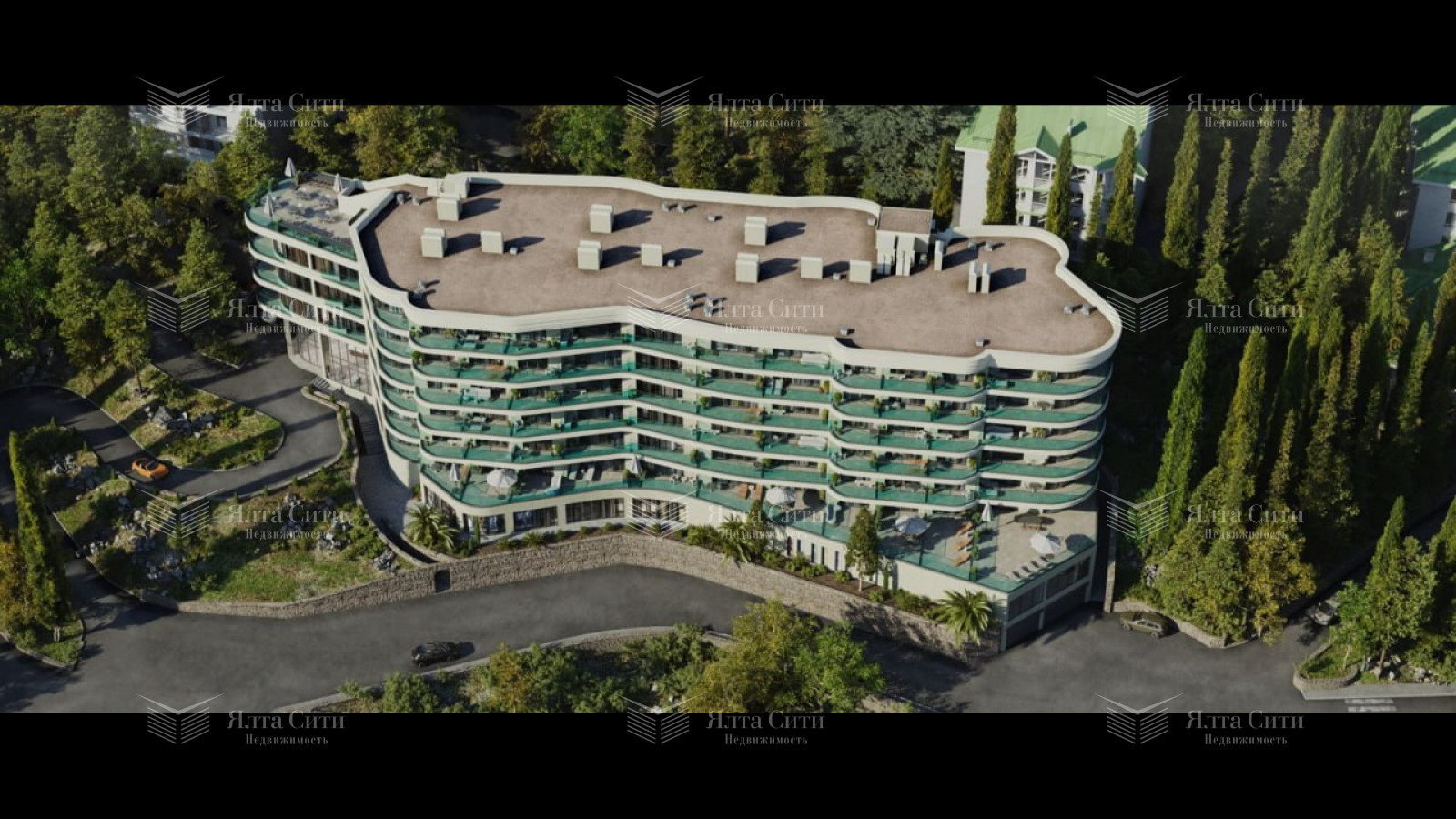 Апартаменты Sky Plaza 5.0, Ялта, 80 м от моря - фото 1